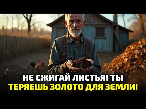 Видео: Не выбрасывай листья! 90% хозяев совершают эту фатальную ошибку!