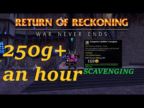 Видео: Warhammer Online Gold Farming (с добычей ресурсов)