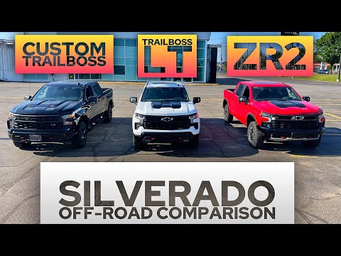 Видео: В ЧЁМ РАЗНИЦА? Silverado Custom TrailBoss против TrailBoss LT против ZR2
