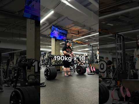 Видео: Потянула 190кг на 10 раз