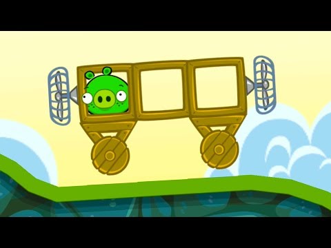 Видео: Bad Piggies #1 Начало. Бэд пиггис с Кидом идут к финишу #МАШИНКИКИДА