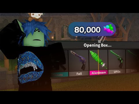 Видео: 🍬ТРАТА 80.000 КОНФЕТ *открыл 100 новых ящиков* В ММ2//mm2