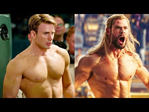 Видео: 😎 Топ 10 Самых Накачанных СуперГероев 💪!