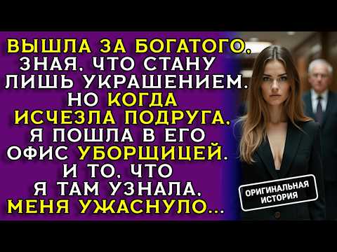 Видео: Я вышла за миллионера. А когда исчезла подруга — стала уборщицей в его офисе