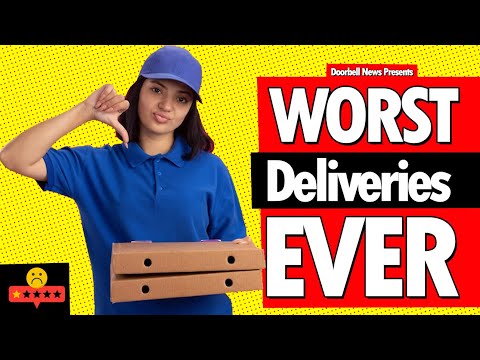 Видео: ХУДШИЕ ДОСТАВКИ В ИСТОРИИ (ПОЙМАНЫ ЗВОНКОМ В ДВЕРНОЙ ЗВОНОК)