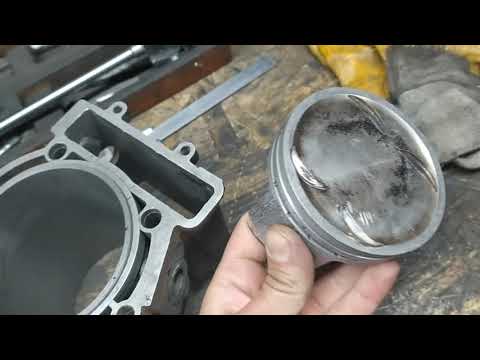 Видео: Husqvarna ТЕ  610 Гильзовка цилиндра