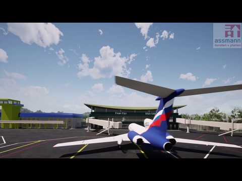 Видео: Строительство нового терминала внутренних воздушных линий Международного аэропорта «Байкал»