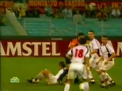 Видео: ЛЧ 2001-02 Группа А 1гр этап  3 тур  Рома Локомотив  обзор НТВ