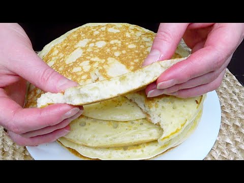 Видео: толстые блины на кефире