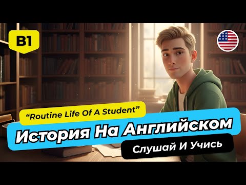 Видео: 🚀 Английский B1-B2: ПОЛНОЕ Погружение с Историей "The Routine Life Of A University Student"