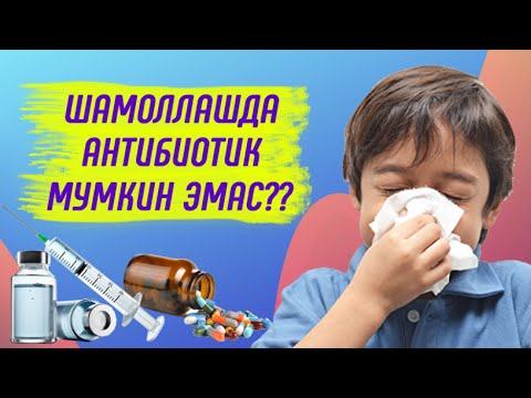 Видео: Antibiotiklar shamollashda nima uchun mumkin emas | Антибиотиклар шамоллашда нима учун мумкин эмас