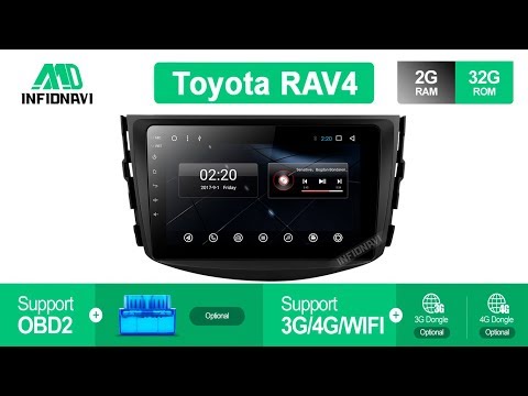 Видео: Автомагнитола для Toyota RAV4
