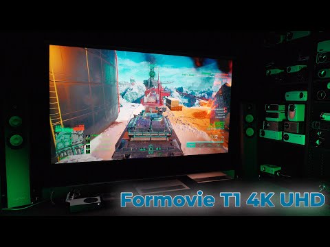 Видео: Играю по сети в танке! Battlefield 2042! Formovie T1, 4K UHD!