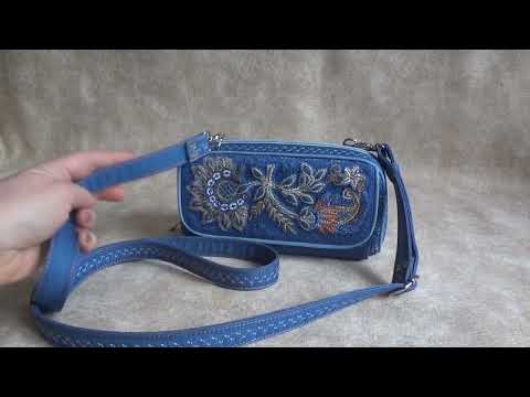 Видео: СУМКА КОШЕЛЕК  с КАРМАНОМ для ТЕЛЕФОНА.