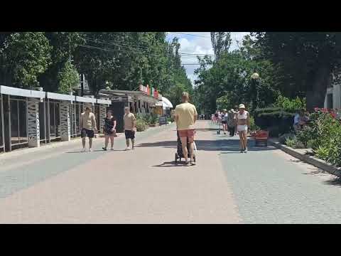 Видео: На завтрак в столовую "Керкинитида"/на пляже у Геракла много отдыхающих #евпатория #керкинитида