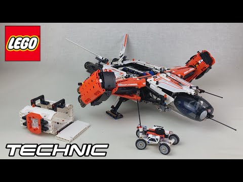 Видео: Лего техник 42181 грузовой космический корабль вертикального взлета и посадки подробный обзор.