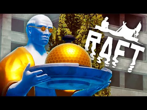 Видео: НЕБОСКРЁБЫ ПОСРЕДИ ОКЕАНА ► Raft: The Second Chapter #6