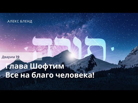 Видео: Недельная глава Шофтим. Всё для блага человека. Дварим 19