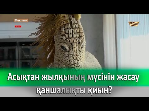 Видео: Асықтан жылқының мүсінін жасау қаншалықты қиын?