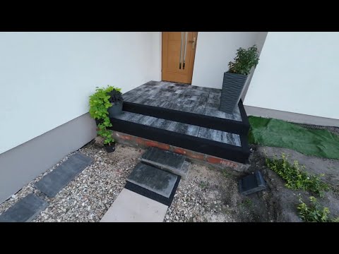 Видео: Крыльцо из тротуарной плитки. Благоустройство Минск