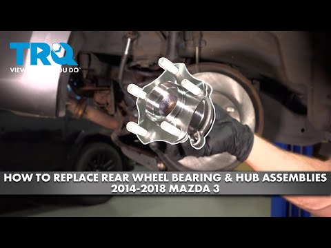 Видео: Как заменить подшипник задней ступицы и ступицу в сборе на Mazda 3 2014-2018 годов