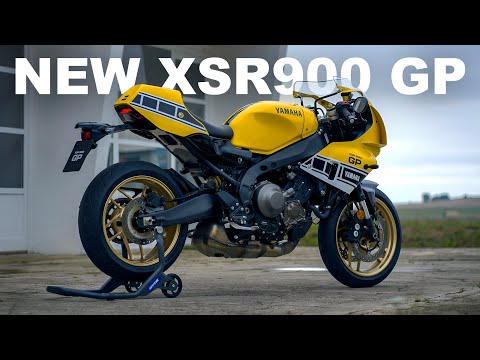 Видео: Yamaha XSR900 GP (2026) — легенда возвращается в культовом жёлтом цвете! 🏍️