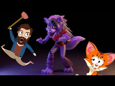 Видео: ФНАФ 9! ГОНКИ с РОКСИ – Прохождение fnaf security breach с Domi Show play