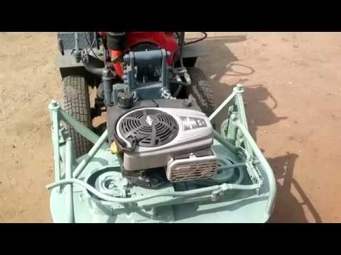 Видео: Самодельная роторная косилка с автономным двигателем.Обзор/Homemade tractor