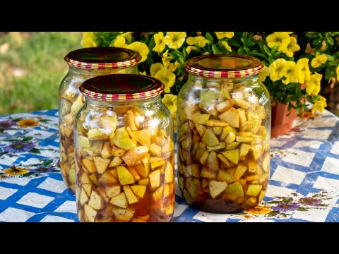 Видео: Действительно вкусные! ЯБЛОКИ в собственном соку на зиму!