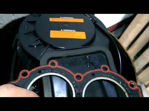 Видео: #Лодочный мотор, #Gladiator9.9 #yamaha15 определяем на слух пробитие прокладка ГБЦ