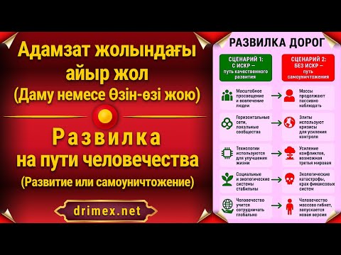 Видео: ИСКР. Адамзат жолындағы айыр жол (Даму немесе Өзін өзі жою)