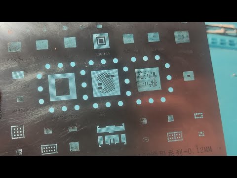 Видео: Poco X3 Pro основы реболлинга bga процессоров на пасте