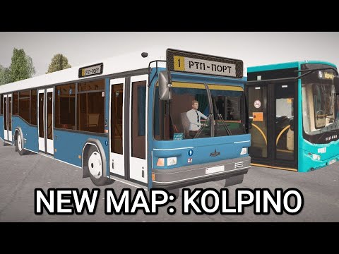 Видео: Колпино новая карта в Proton Bus Simulator