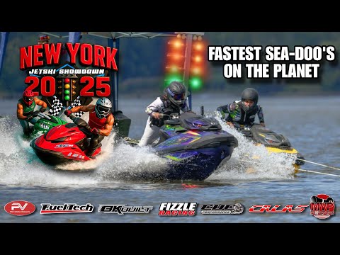 Видео: Самый быстрый Sea-Doo в мире. Дрэг-рейсинг в Нью-Йорке. Соревнование JETSKI SHOWDOWN 2025 в Кокса...