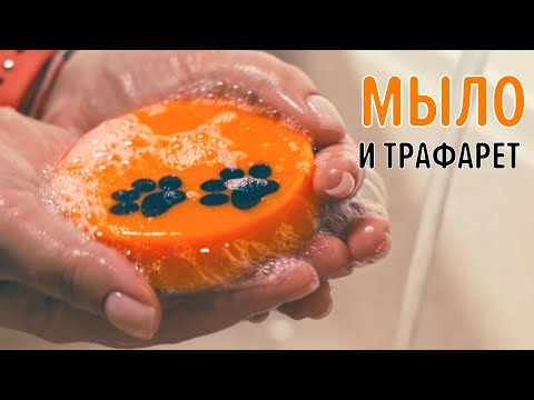 Видео: Как сделать рисунок на мыле с помощью трафарета. Два рабочих способа | Выдумщики