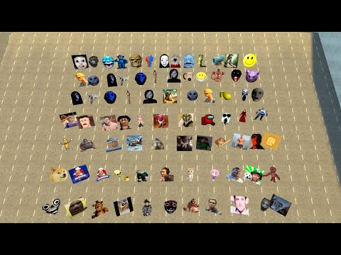 Видео: Слишком много Nextbots на склонах (Gmod)