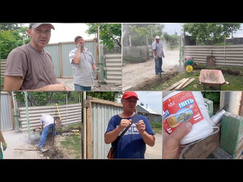 Видео: Демонтаж фундамент. 6 часть. Ворота. Столб. Глухих новости. Deaf news.