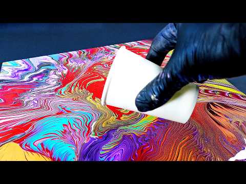 Видео: Для этой акриловой заливки используйте бумажный стаканчик.