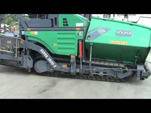 Видео: Aсфальтоукладчик Vogele