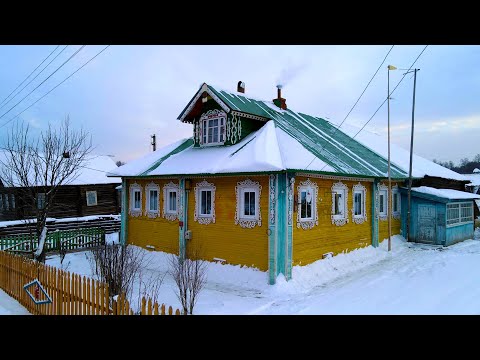 Видео: Как живут зимой в деревне на Русском Севере. Быт  семьи в Северной деревне