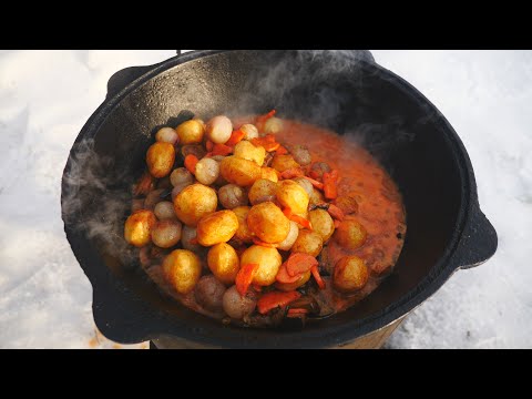 Видео: ХОРЦИАНИ. МЯСО С КАРТОШКОЙ В КАЗАНЕ