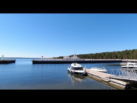 Видео: Поход на Катере на остров Коневец. Суходольское озеро - река Бурная - Ладога