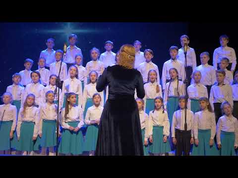 Видео: Эта ночь святая. Митрополит Владимир (Сабодан), переложение для детского хора С.Викентьевой