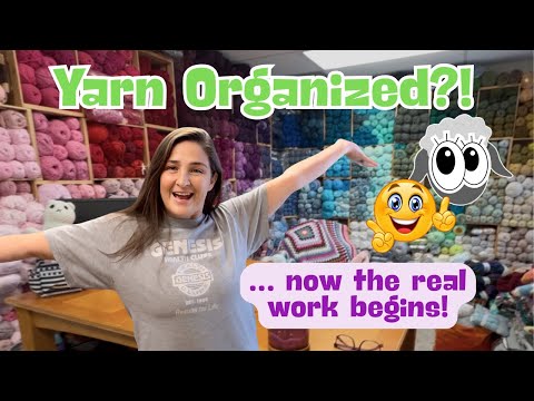 Видео: Организация хранения пряжи завершена! 🥳 (теперь начинается настоящая работа) 🧶