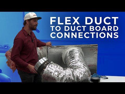 Видео: Советы профессионалов по идеальному соединению гибких воздуховодов с воздуховодными панелями от Bert
