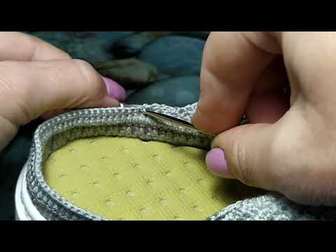 Видео: Вязаная обувь для начинающих. урок 12. Пяточка