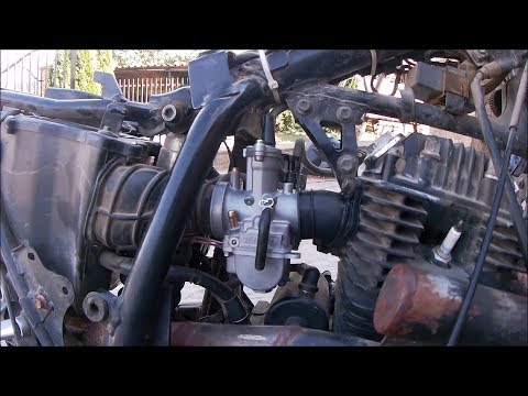 Видео: Карбюратор PWK 30 на Shineray 6B