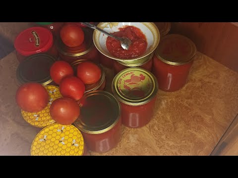 Видео: 🍅Приготування густої #ТОМАТНОЇ_ПАСТИ в домашніх умовах.🍅