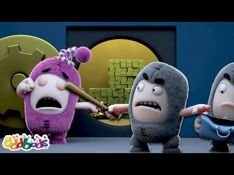 Видео: Чуддики | Ограбление Банка | Смешные мультики для детей Oddbods