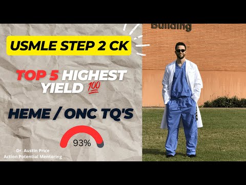 Видео: Гем/Онк с наивысшим выходом для экзамена USMLE Step 2CK и IM Shelf Exam — наставничество в област...